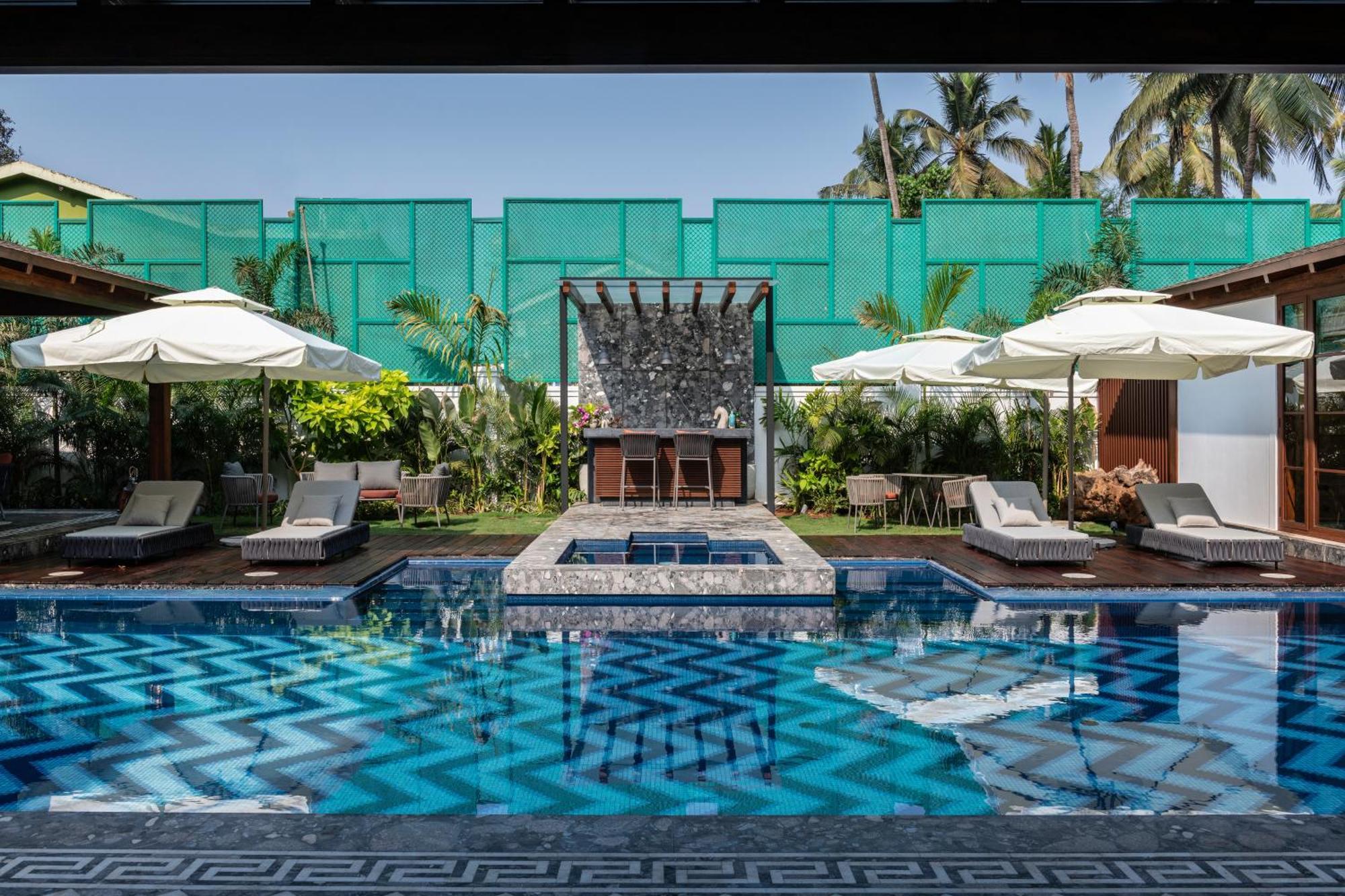 Azara Beach House - 5 Bhk Designer Villa, Candolim Beach Eksteriør bilde